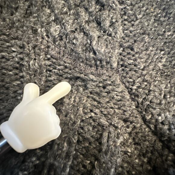 Prana Elsin Cardigan Sweater Womens XS Gray Heavy Duster Cottagecore Boho - Picture 7 of 16